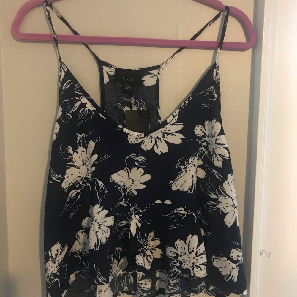 Summer swing crop top